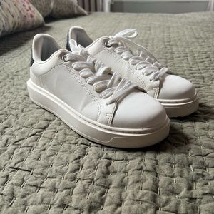 White sneakers
